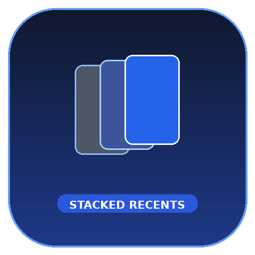 MIUI Stacked Recent Tasks Launcher icon