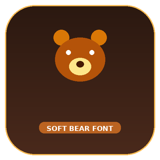 Soft Bear Handwritten Typography Suite icon